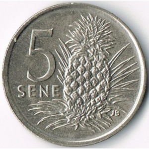 Samoa 5 sene 2006 - reverse