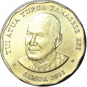 Samoa 2 Tala - Obverse