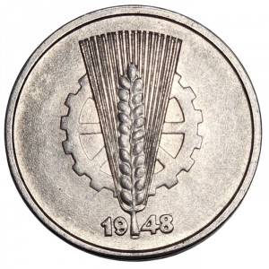 Германия - ГДР 10 пфеннигов - Obverse
