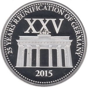 ١ دولار , ساموا (25th Anniversary - German Unification)