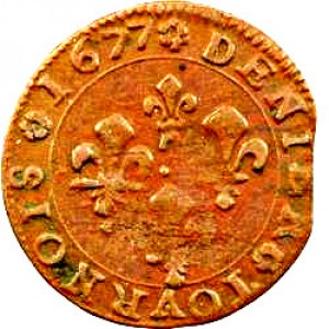 Orange 1 Denar von Tours - Reverse