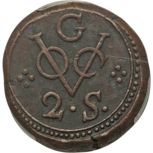 2 stuiver , Ceylon
