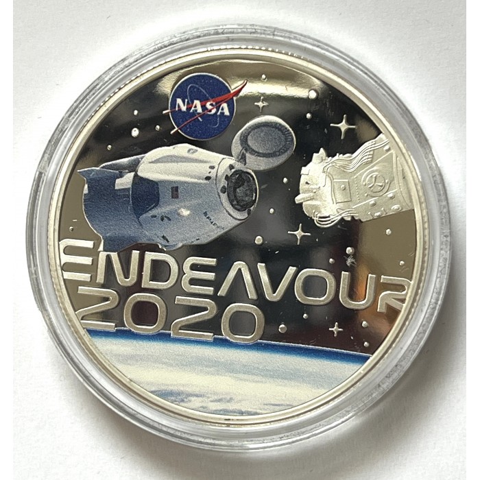 ½ Dollar , Samoa (Geschichte der NASA - Endeavour)