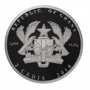 Гана 2 седи - Obverse