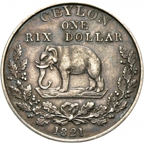 1 riksdoleris , Ceilonas