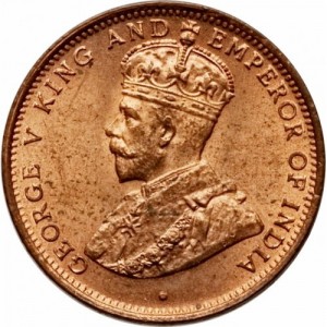 Ceilonas ½ cento - Obverse