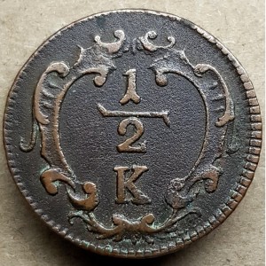 Österreich  ½ Kreuzer - Reverse
