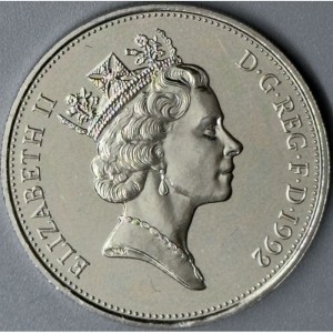 Regatul Unit 10 pence - Obverse