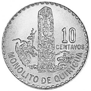 Guatemala  10 Centavos - Reverse