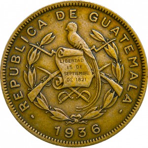 Guatemala  1 Centavo - Obverse
