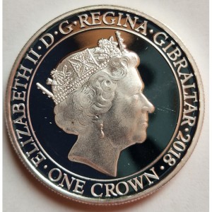 Gibraltar 1 crown - Obverse