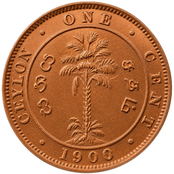 1 cent , Ceylon