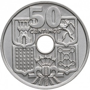 Испания 50 сентимо - Reverse