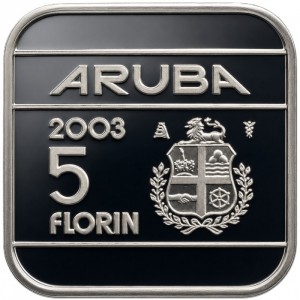 Aruba 5 Florin - Reverse