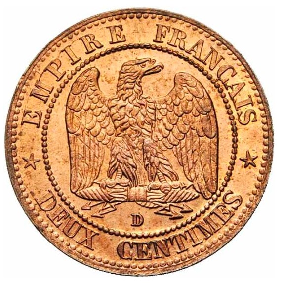 2 centimes , França