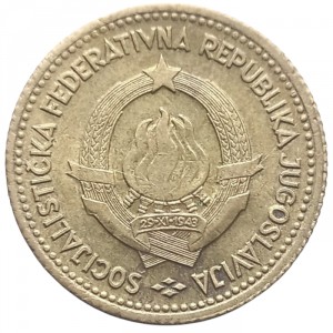 Jugoslavija 10 dinarjev - Obverse