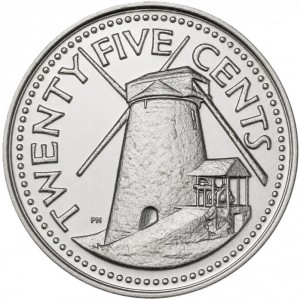 Barbados 25 Cent - Reverse