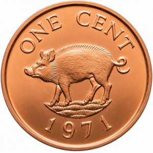 Bermuda 1 Cent - Reverse