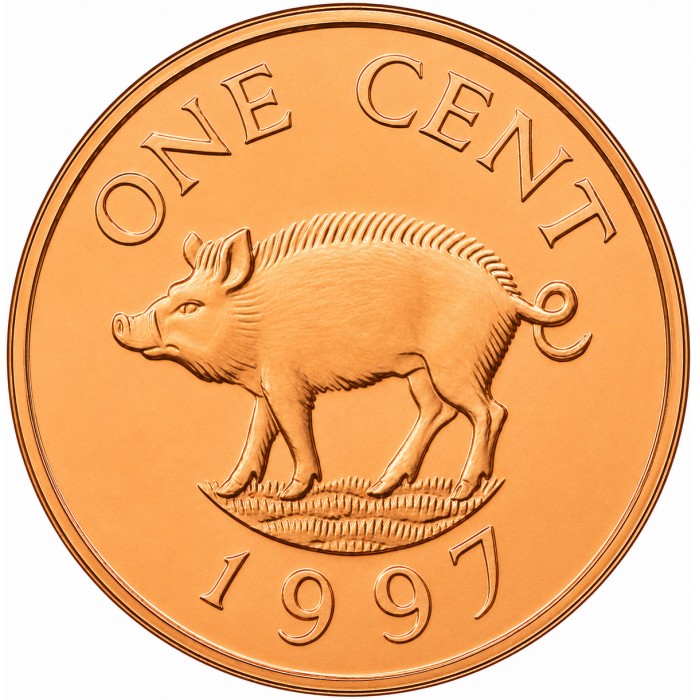 1 cent , Bermudy