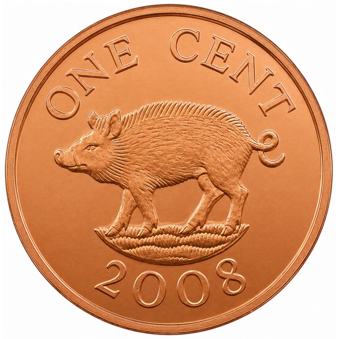 1 cent , Bermuda