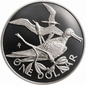 Britischen Jungferninseln  1 Dollar - Reverse