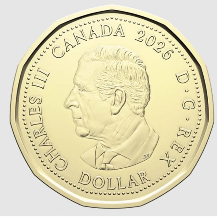 1 dólar , Canadá (Copa do Mundo da FIFA 2026, Colorido)