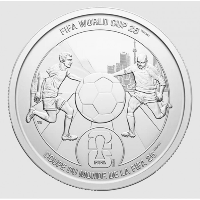 25 cêntimos , Canadá (Campeonato do Mundo de Futebol 2026 /Jogo/)