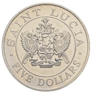 Saint Lucia  5 Dollar - Obverse