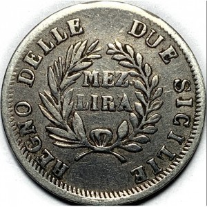 Königreich Neapel ½ Lire - Reverse