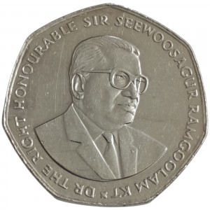 Mauritius 10 Rupien - Obverse