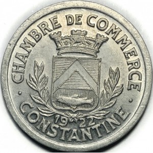 Algerien Notgeld 10 Centimes - Obverse