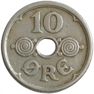 Dänemark  10 Öre - Reverse