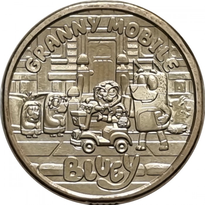 2 Dollar , Australien (Bluey - Granny Mobile)