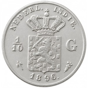 Niederländisch-Indien 1/10 Gulden - Obverse