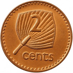 Fidschi  2 Cent - Reverse