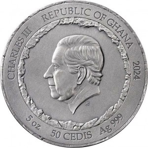 Гана 50 седи - Obverse