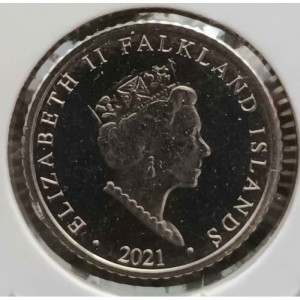 Falkland Inseln 5 Pence - Obverse