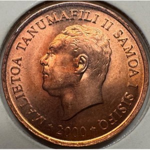 Samoa 2 sene 2000 - obverse